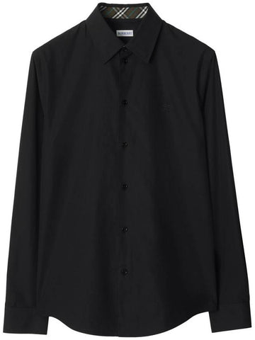 Burberry Shirts Black - BURBERRY - BALAAN 1