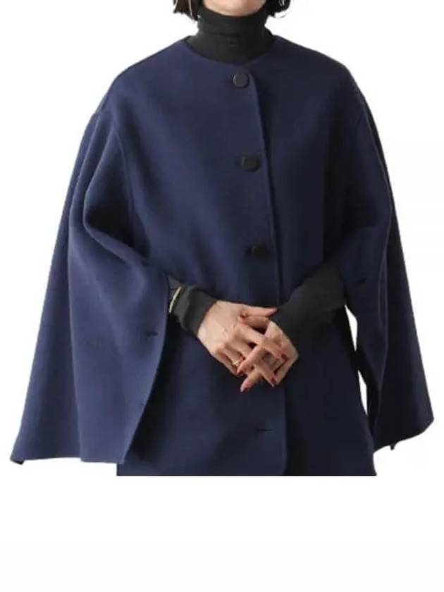 Single-Breasted Cape Navy - MARNI - BALAAN 2