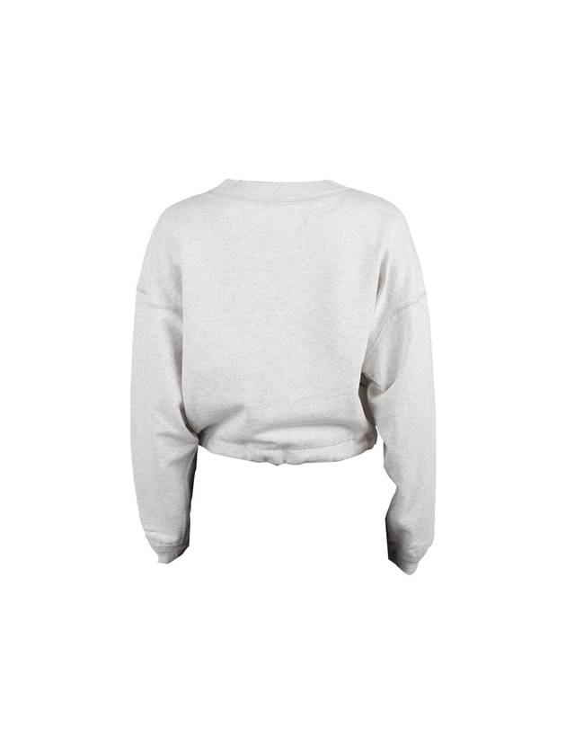 Margo Logo Crop Sweatshirt Ivory - ISABEL MARANT - BALAAN 3