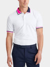 Golf TWO TONE RIB COLLAR TECH PIQU POLO G4MF23K303 SNO two-tone lip color tech pique polo - G/FORE - BALAAN 2