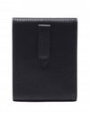 Contrast Stitch Halfwallet Black - MAISON MARGIELA - BALAAN.