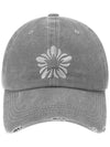 Mugung Embroidery Pigment Ball Cap Grey - ULKIN - BALAAN 1