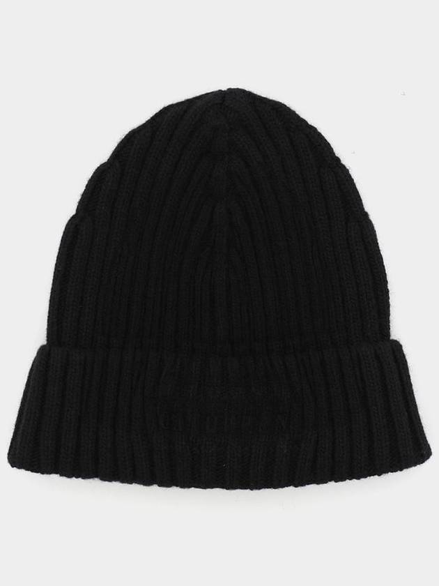 Embroidered Logo Beanie Black - CP COMPANY - BALAAN 2