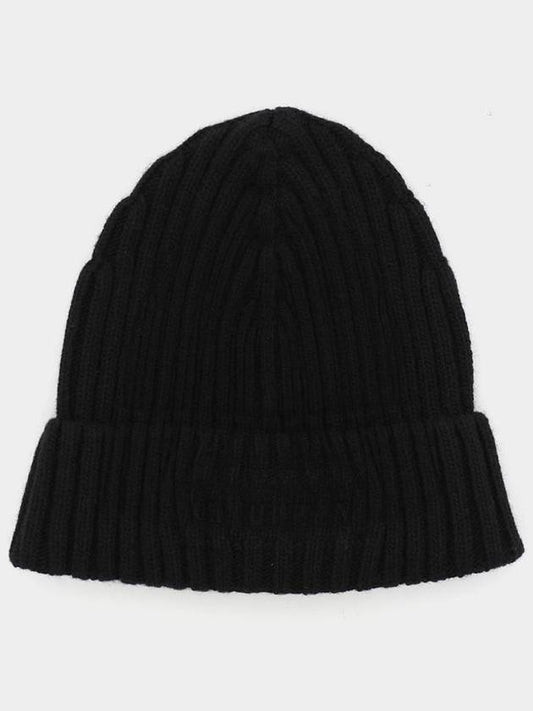 Embroid Logo Beanie Black - CP COMPANY - BALAAN 2