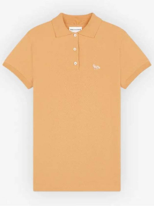 Baby Fox Patch Regular Polo Shirt Orange - MAISON KITSUNE - BALAAN 2