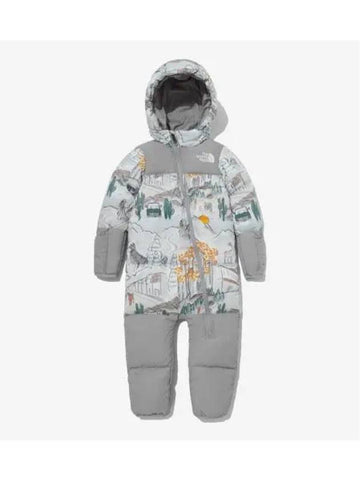 The North Face KIDS Baby 1996 Retro Nupsie One Piece NQ1DP93S LGY - THE NORTH FACE - BALAAN 1