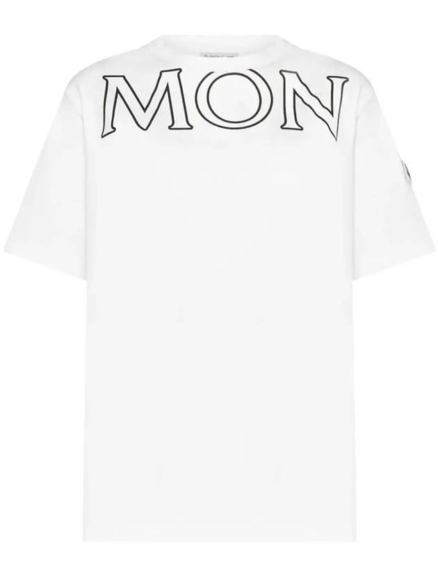 23SS Women's Printing Logo TShirt 8C000 22 829HP 033 - MONCLER - BALAAN 2