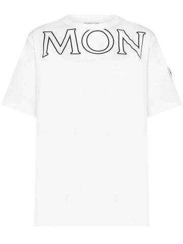 23SS Women's Printing Logo TShirt 8C000 22 829HP 033 - MONCLER - BALAAN 1