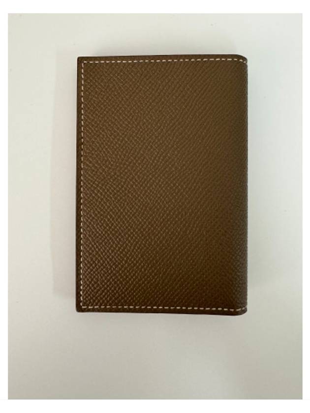 MC² Euclide Card Holder Epsom Etoupe Brown - HERMES - BALAAN 6