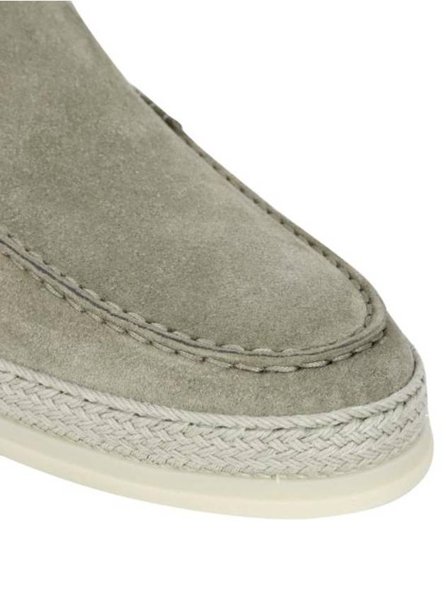 Men's Suede Slip-ons Loafers Beige - TOD'S - BALAAN 4