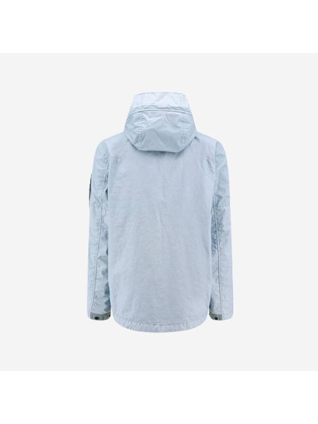 Membrana 3L TC Hooded Jacket Sky Blue - STONE ISLAND - BALAAN 3