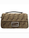 Baguette Chain Medium Shoulder Bag Brown - FENDI - BALAAN 2