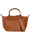 Le Pliage Xtra Leather Tote Bag Brown - LONGCHAMP - BALAAN 3