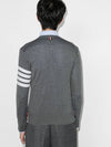 4 Bar Stripe Classic Wool Knit Top Grey - THOM BROWNE - BALAAN 5