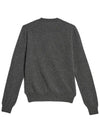 Red Waffen V neck Cardigan Gray AX N007 051 3 - COMME DES GARCONS - BALAAN 3