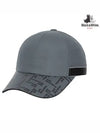 Logo Ball Cap 8413GZPPLGREY - BLACK&WHITE - BALAAN 1