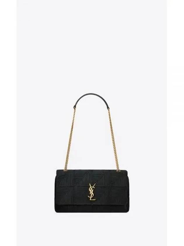 YSL shoulder bag satin Jamie medium black bag 515821FABV31000 - SAINT LAURENT - BALAAN 1