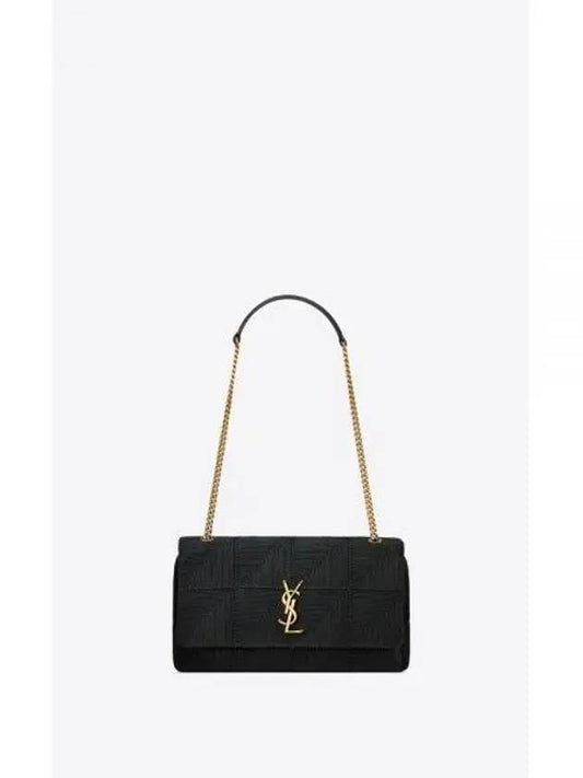 YSL shoulder bag satin Jamie medium black bag 515821FABV31000 - SAINT LAURENT - BALAAN 1