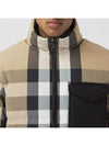 Reversible Recycled Nylon Redown Puffer Padded Archive Beige Black - BURBERRY - BALAAN 8