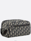 Toiletry Clutch Bag Beige Black - DIOR - BALAAN 4