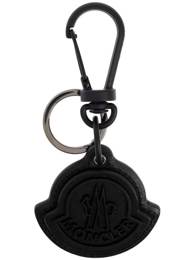 Moncler Keychain With Logo, Men's, Black - MONCLER - BALAAN 1