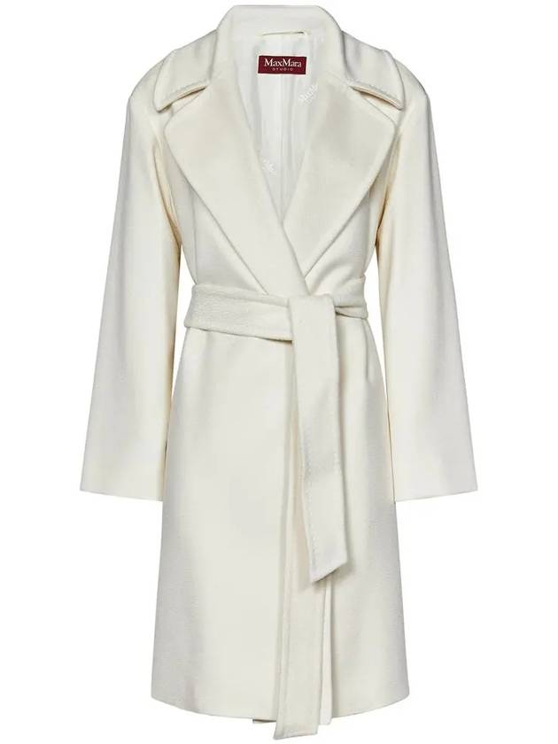 Tigre Wool Wrap Single Coat Cream - MAX MARA - BALAAN 3