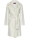 TIGRE Belted Wool Coat Cream 2426016091 048 - MAX MARA - BALAAN 2