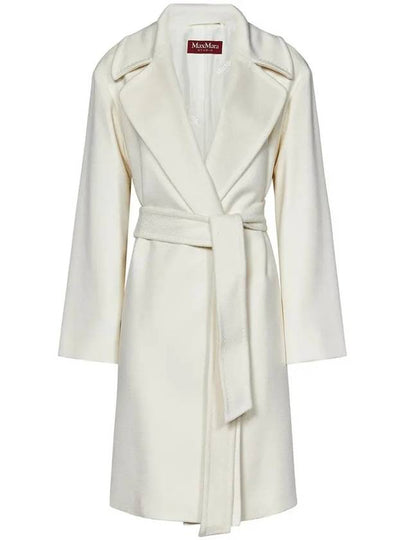 Tigre Wool Wrap Single Coat Cream - MAX MARA - BALAAN 2