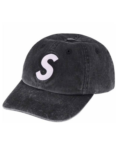 Pigment Print S Logo 6 Panel Cap Black FW23H108 - SUPREME - BALAAN 1