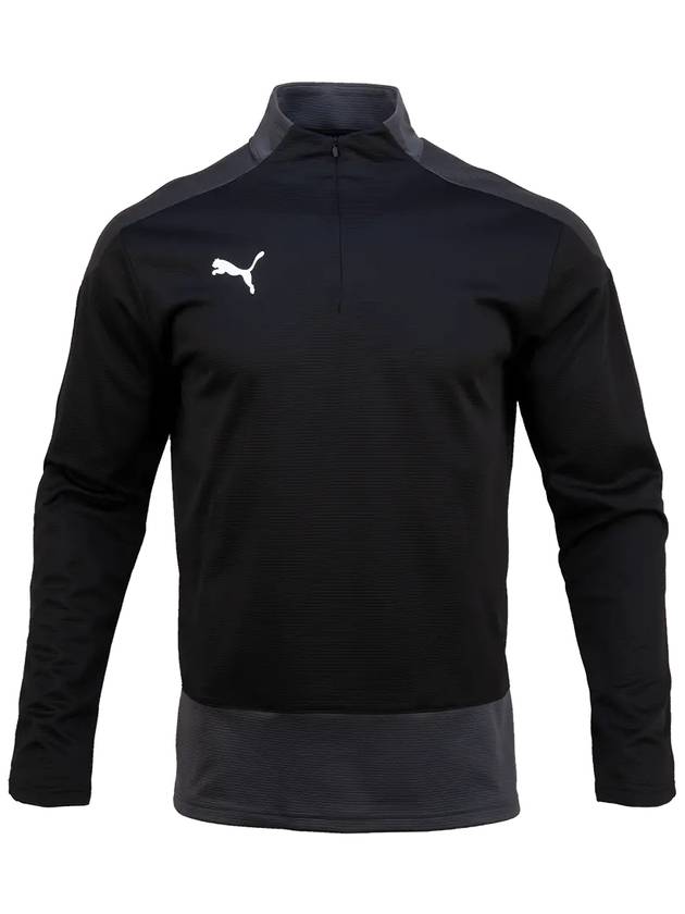 Team Goal 23 Training 1/4 Zip Long Sleeve T-Shirt Black - PUMA - BALAAN 3