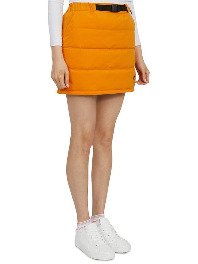 Women's Padded H-Line Skirt Orange - HORN GARMENT - BALAAN 4