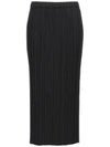 Women s H Line Skirt Pleats Please Issey Miyake Basics - ISSEY MIYAKE - BALAAN 1