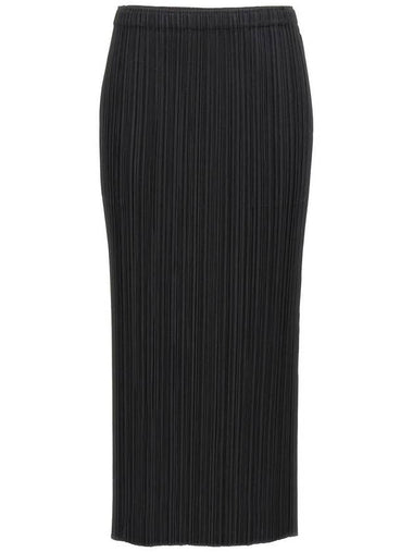 Basic Pencil Skirt Black - ISSEY MIYAKE - BALAAN 1