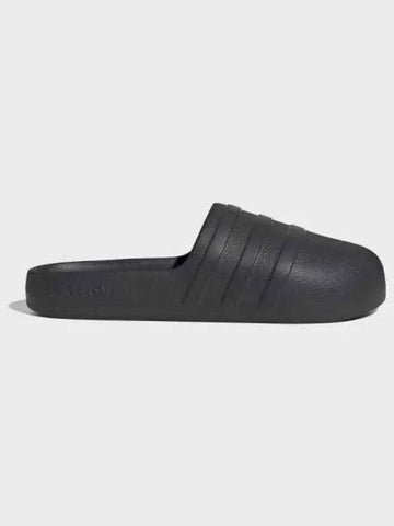 Shoes Slippers Flip flops Nursing Mules Office Indoor Adiform Adilette CARBON CBLACK - ADIDAS - BALAAN 1