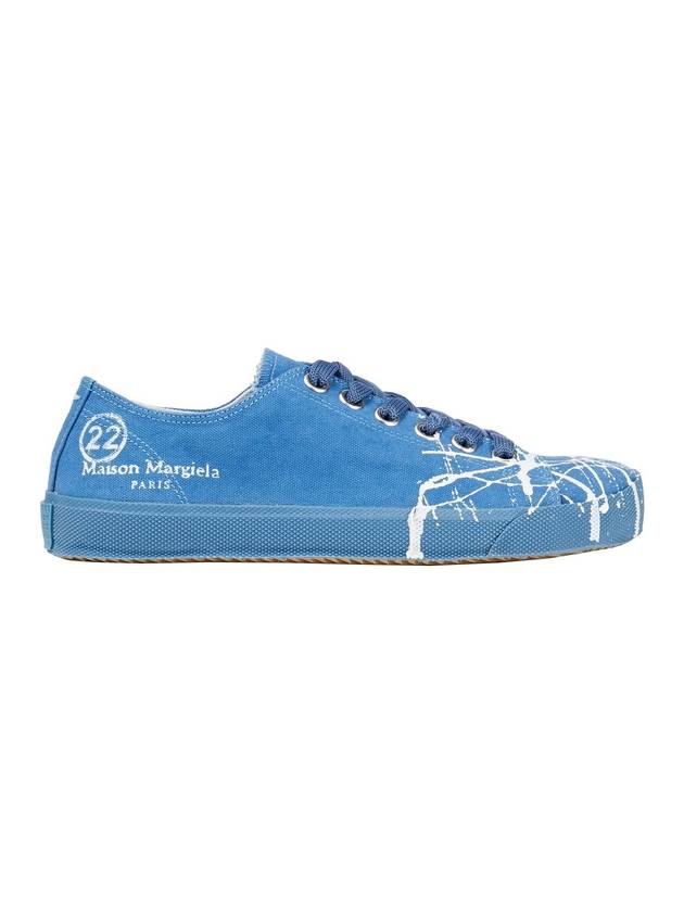 Painting Tabi Low Top Sneakers Blue - MAISON MARGIELA - BALAAN 1