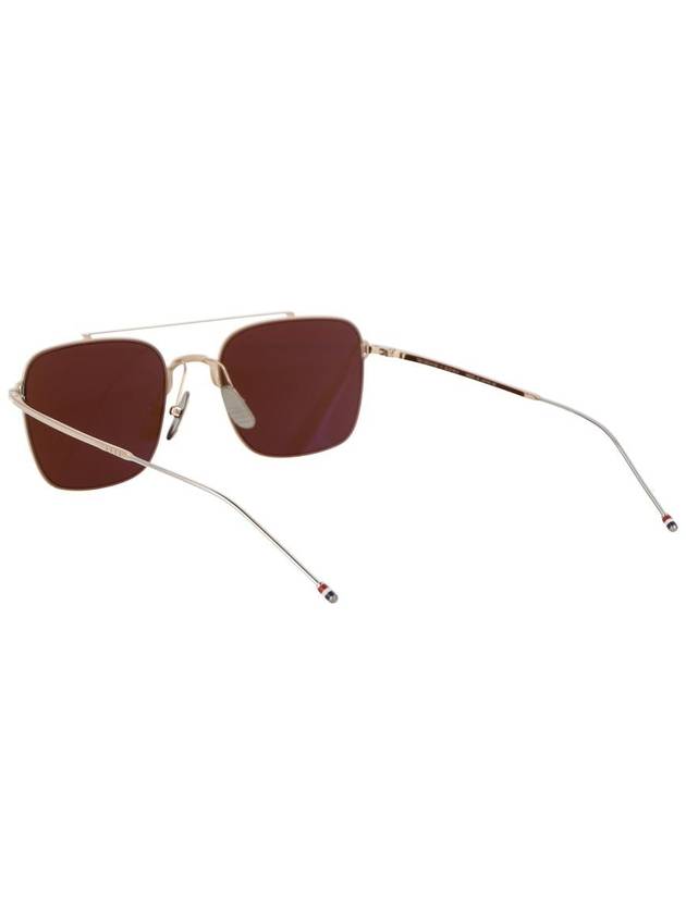 Sunglasses TBS120 A 02 WHITE GOLD SILVER - THOM BROWNE - BALAAN 5