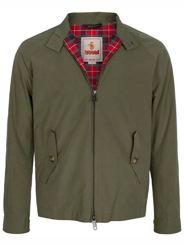 Men's G4 Classic Harrington Zip-Up Jacket Army Green - BARACUTA - BALAAN 1