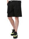 Band Drawstring Shorts Black - STAMPD - BALAAN 2