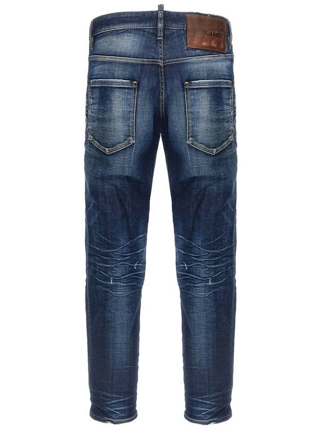 Skater Skinny Cut Jeans Blue - DSQUARED2 - BALAAN 3