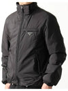 Re-Nylon Padded Jacket Black - PRADA - BALAAN 4