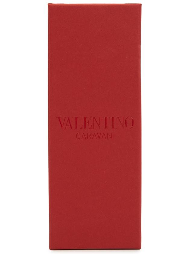 V Logo Signature Key Ring Silver Blue - VALENTINO - BALAAN 10