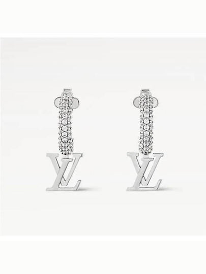 LV Iconic Earrings Silver - LOUIS VUITTON - BALAAN 2