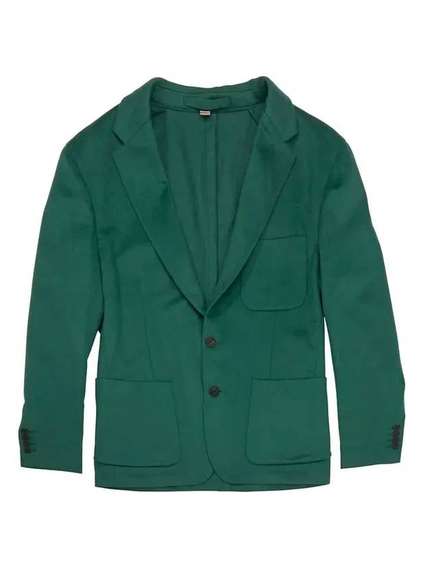 Men's Soho Fit Single Breasted Blazer Jacket Green - BURBERRY - BALAAN 1