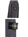 Men's Wappen Patch Button Cardigan Grey - STONE ISLAND - BALAAN 7