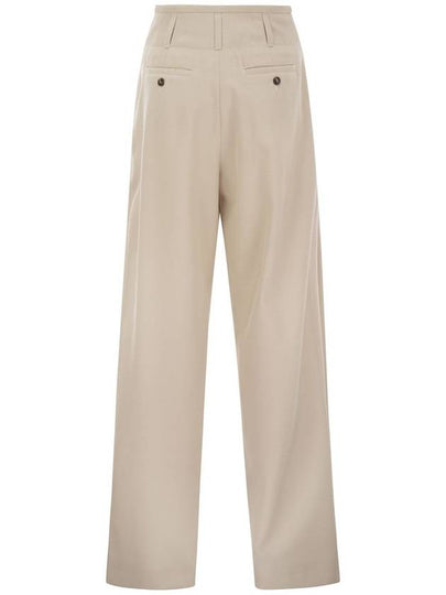 DINGEY - Loose-fitting trousers in wool blend - WEEKEND MAX MARA - BALAAN 2