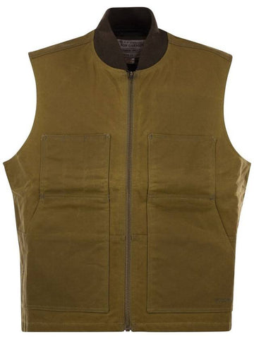 Waxed cotton vest - Tincloth - FILSON - BALAAN 1