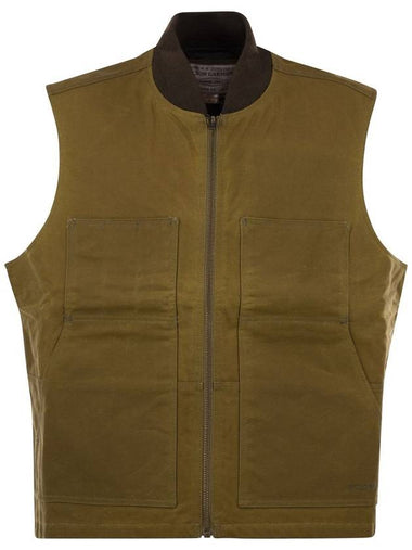 Waxed cotton vest - Tincloth - FILSON - BALAAN 1