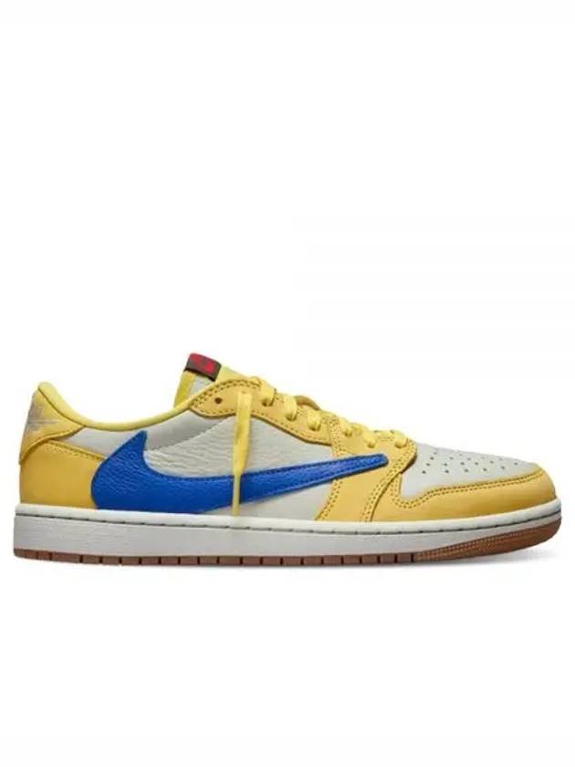 Jordan 1 x Travis Scott Retro Low OG SP Canary Racer Blue - JORDAN - BALAAN 2