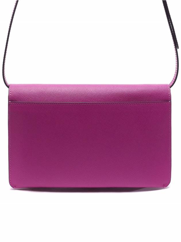 Trunk Saffiano Cross Bag Purple - MARNI - BALAAN 5