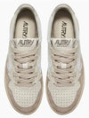 Men's Medalist Low Leather Sneakers White - AUTRY - BALAAN 4